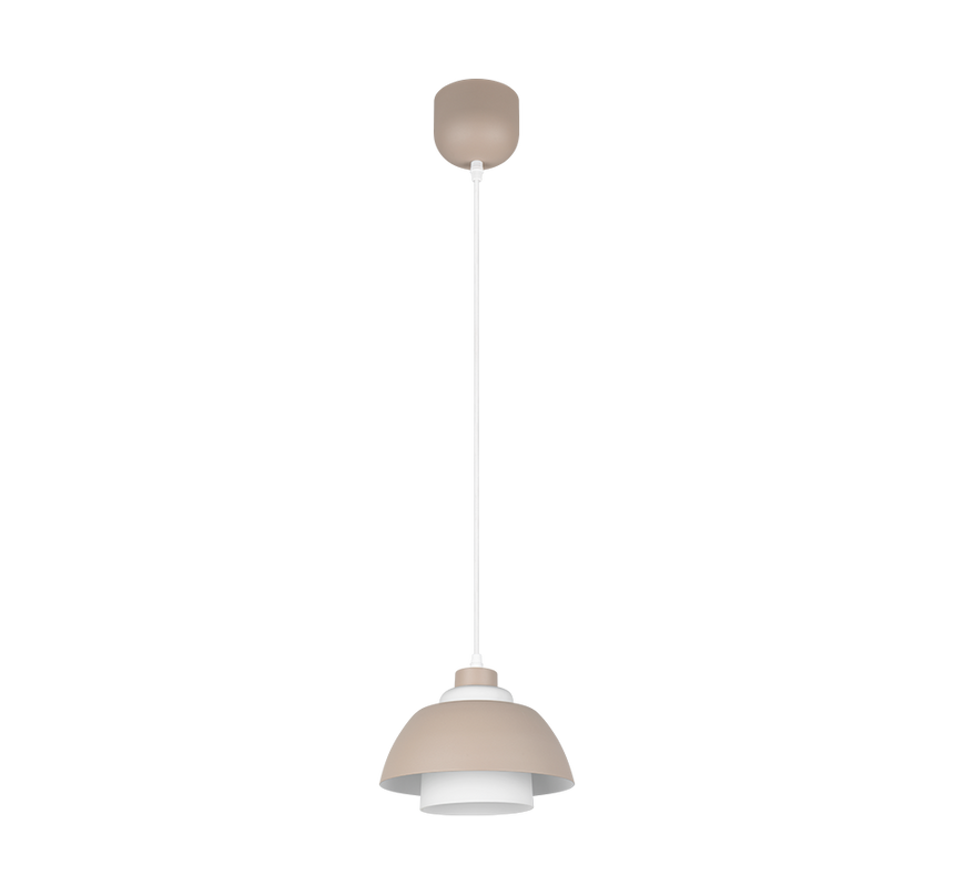 Lámpara de techo colgante Trio Tilos LED warm beige 2700K 150cm R36501043