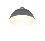 Lámpara de techo colgante Trio Tilos LED antracita 2700K 150cm R36501942
