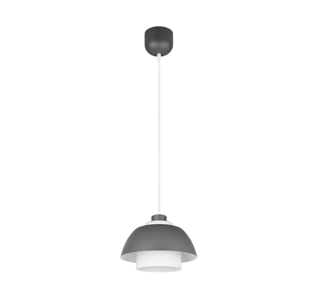 Lámpara de techo colgante Trio Tilos LED antracita 2700K 150cm R36501942