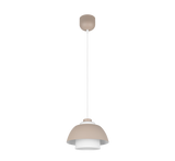 Lámpara de techo colgante Trio Tilos LED warm beige 2700K 150cm R36501943