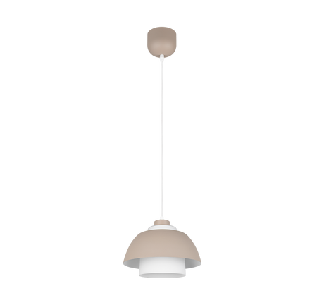 Lámpara de techo colgante Trio Tilos LED warm beige 2700K 150cm R36501943