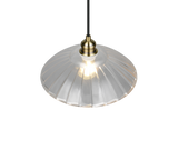 Lámpara de techo colgante Trio Eluna LED latón antiguo 2700K 150cm R36521004
