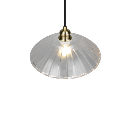 Lámpara de techo colgante Trio Eluna LED latón antiguo 2700K 150cm R36521004