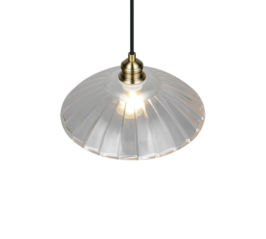 Lámpara de techo colgante Trio Eluna LED latón antiguo 2700K 150cm R36521004