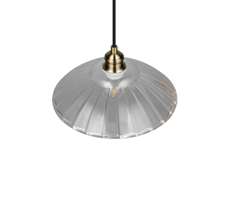 Lámpara de techo colgante Trio Eluna LED latón antiguo 2700K 150cm R36521004