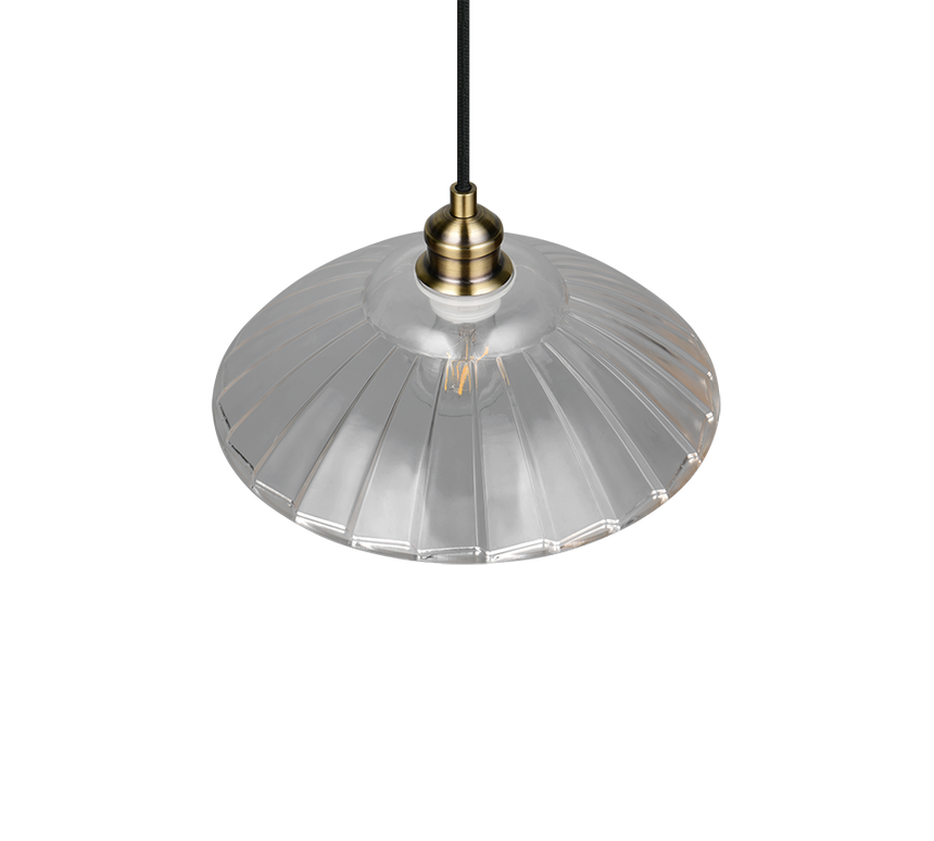 Lámpara de techo colgante Trio Eluna LED latón antiguo 2700K 150cm R36521004