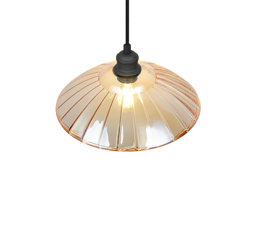 Lámpara de techo colgante Trio Eluna LED negro mate 2700K 150cm R36521032
