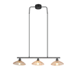Lámpara de techo colgante Trio Eluna LED negro mate 2700K 150cm R36523032