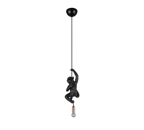 Lámpara de techo colgante Trio Fips LED negro 2700K 150cm R36551002