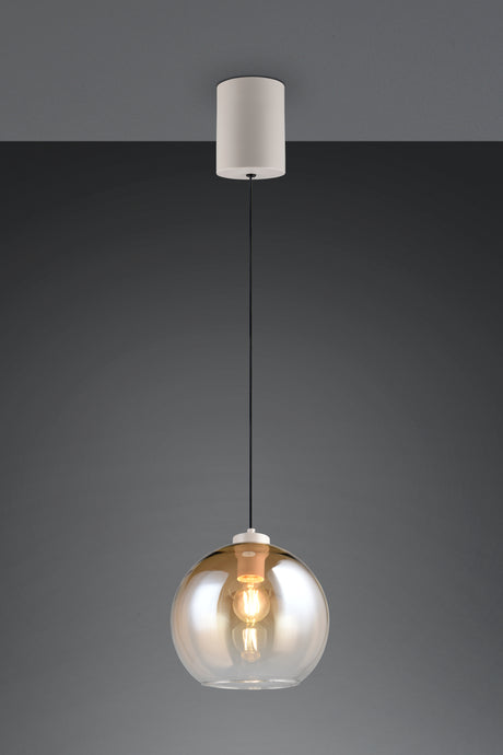 Lámpara de techo colgante Trio Liora LED amber-colored 2700K 150cm R36601013