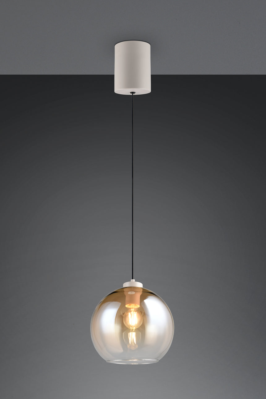 Lámpara de techo colgante Trio Liora LED amber-colored 2700K 150cm R36601013