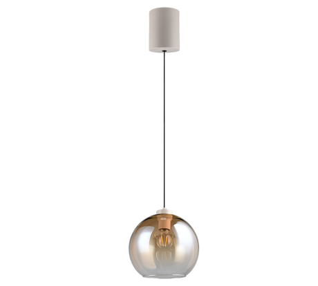 Lámpara de techo colgante Trio Liora LED amber-colored 2700K 150cm R36601013