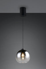 Lámpara de techo colgante Trio Liora LED smoke 2700K 150cm R36601054