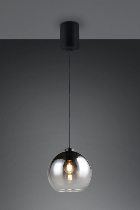 Lámpara de techo colgante Trio Liora LED smoke 2700K 150cm R36601054
