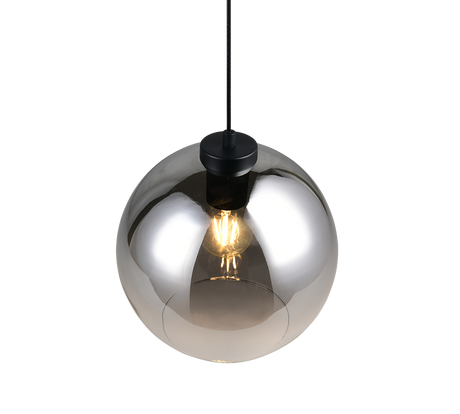 Lámpara de techo colgante Trio Liora LED smoke 2700K 150cm R36601054