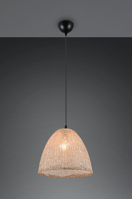 Lámpara de techo colgante Trio Kibito LED natural finish 2700K 150cm R36731036