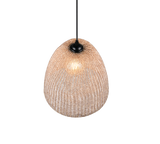Lámpara de techo colgante Trio Kibito LED natural finish 2700K 150cm R36731036