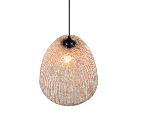 Lámpara de techo colgante Trio Kibito LED natural finish 2700K 150cm R36731036