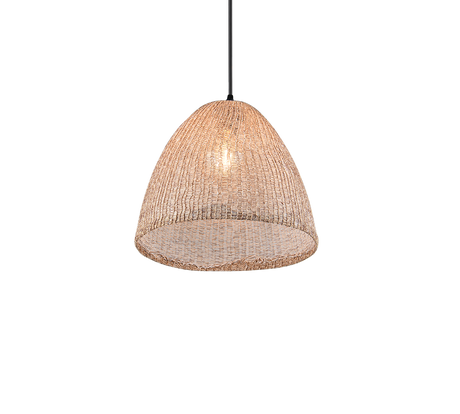 Lámpara de techo colgante Trio Kibito LED natural finish 2700K 150cm R36731036