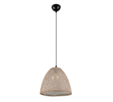 Lámpara de techo colgante Trio Kibito LED natural finish 2700K 150cm R36731036