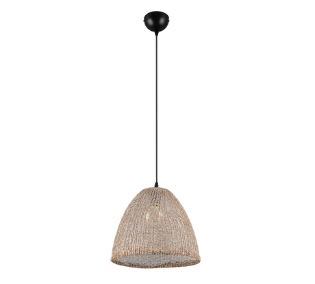 Lámpara de techo colgante Trio Kibito LED natural finish 2700K 150cm R36731036