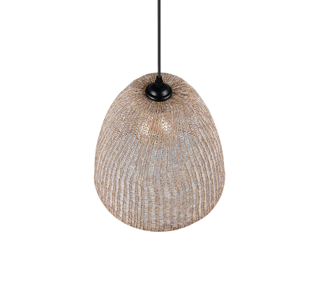 Lámpara de techo colgante Trio Kibito LED natural finish 2700K 150cm R36731036