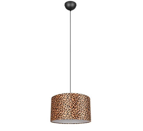 Lámpara de techo colgante Trio Pardina LED negro mate 2700K 150cm R36741032