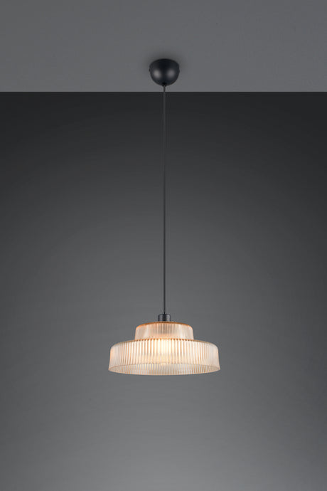 Lámpara de techo colgante Trio Abella LED amber-colored 2700K 150cm R36761013
