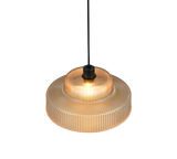 Lámpara de techo colgante Trio Abella LED amber-colored 2700K 150cm R36761013