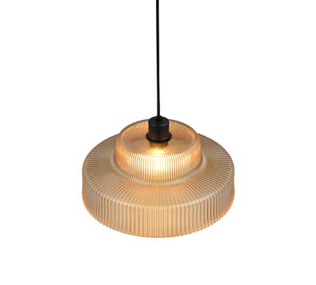 Lámpara de techo colgante Trio Abella LED amber-colored 2700K 150cm R36761013