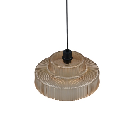 Lámpara de techo colgante Trio Abella LED amber-colored 2700K 150cm R36761013