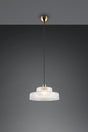 Lámpara de techo colgante Trio Abella LED transparent clear 2700K 150cm R3676105