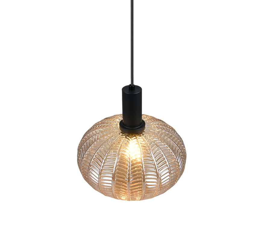 Lámpara de techo colgante Trio Elvezia LED amber-colored 2700K 150cm R36771013