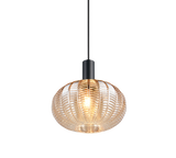 Lámpara de techo colgante Trio Elvezia LED amber-colored 2700K 150cm R36771013