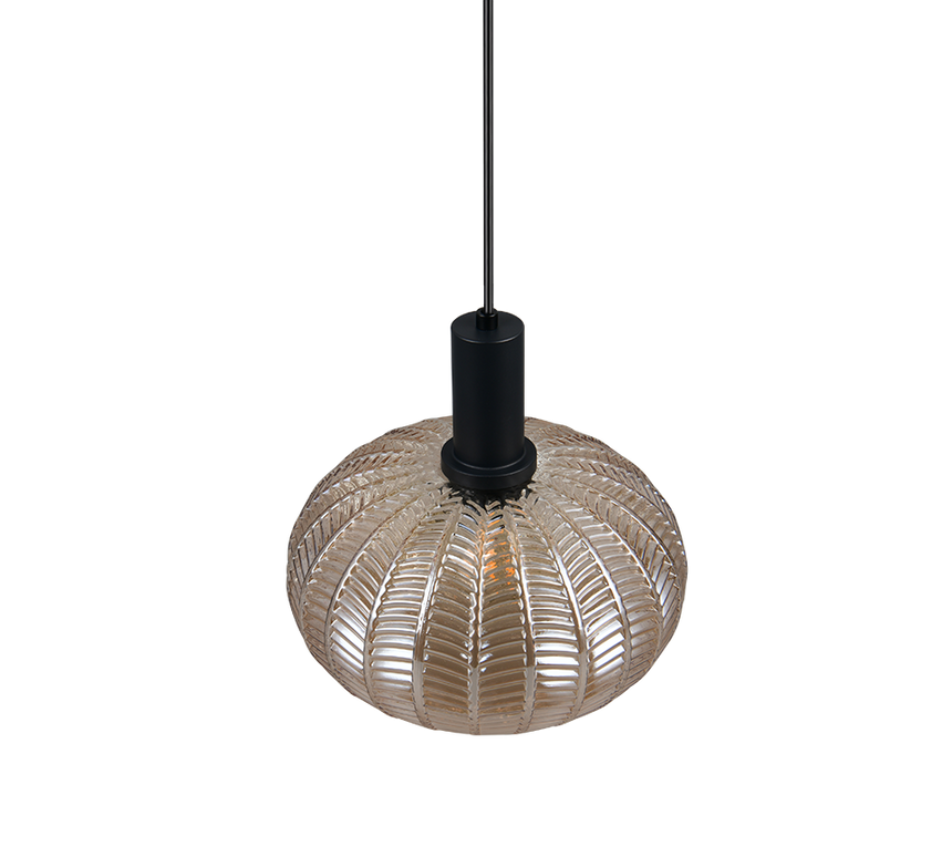 Lámpara de techo colgante Trio Elvezia LED amber-colored 2700K 150cm R36771013