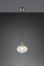 Lámpara de techo colgante Trio Elvezia LED transparent clear 2700K 150cm R367710