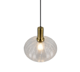 Lámpara de techo colgante Trio Elvezia LED transparent clear 2700K 150cm R367710