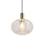 Lámpara de techo colgante Trio Elvezia LED transparent clear 2700K 150cm R367710