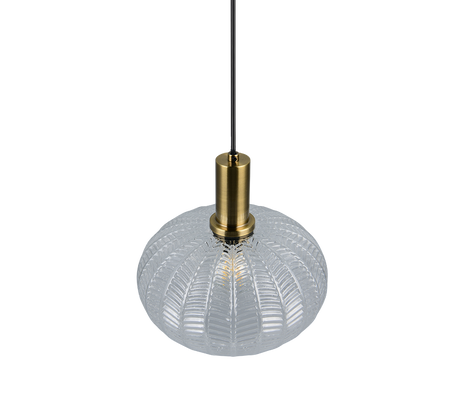 Lámpara de techo colgante Trio Elvezia LED transparent clear 2700K 150cm R367710
