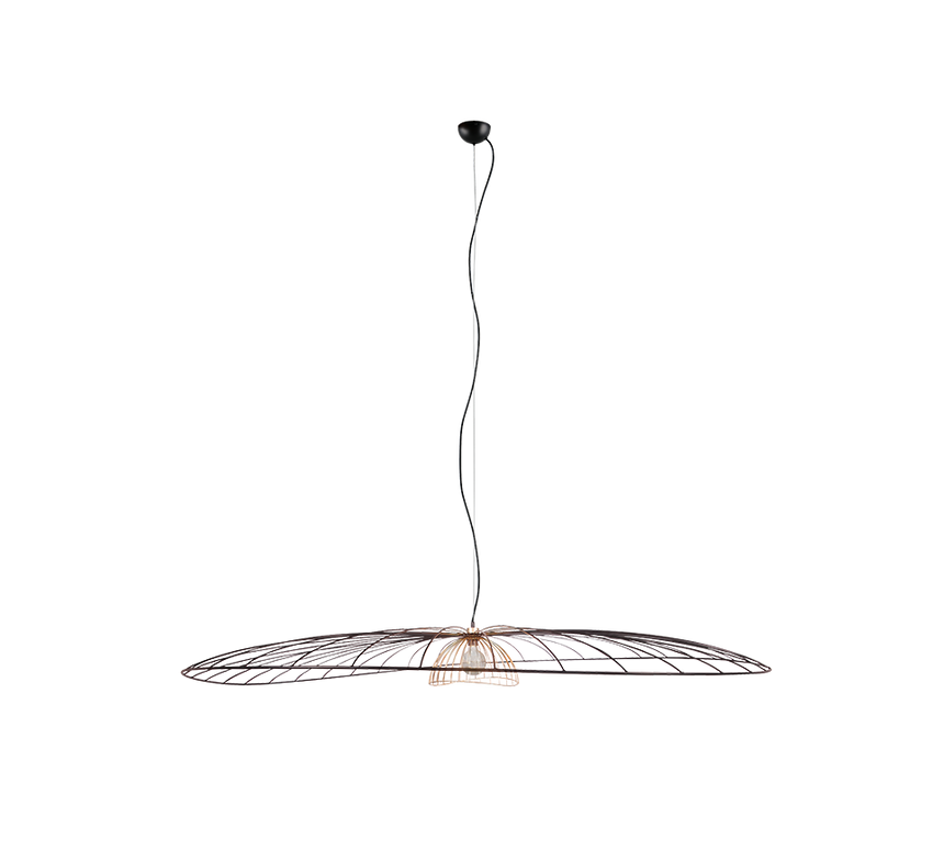 Lámpara de techo colgante Trio Lauris grande LED negro mate 2700K 3,2m R36791932