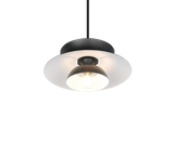 Lámpara de techo colgante Trio Amarila LED negro mate 2700K 150cm R36841032