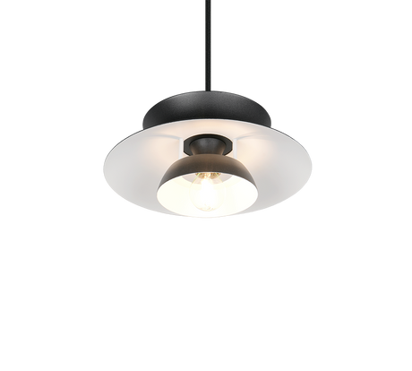 Lámpara de techo colgante Trio Amarila LED negro mate 2700K 150cm R36841032