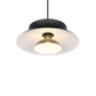 Lámpara de techo colgante Trio Amarila negro mate 150cm R36841932
