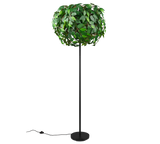 Lámpara de pie Trio Leavy 3 luces negro mate y verde 180cm R40463015 - vista 2