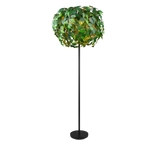 Lámpara de pie Trio Leavy 3 luces negro mate y verde 180cm R40463015 - vista 3