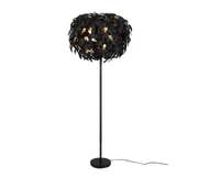 Lámpara de pie Trio Leavy 3 luces negro mate 180cm R40463032