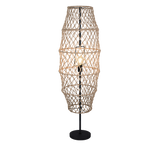Lámpara de pie Trio Hive LED negro mate 2700K 120cm R41681036