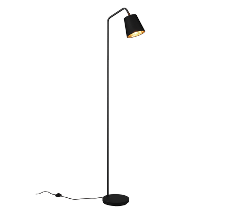 Lámpara de pie Trio Buddy negro mate y y dorado 148cm R41721032 - vista 2