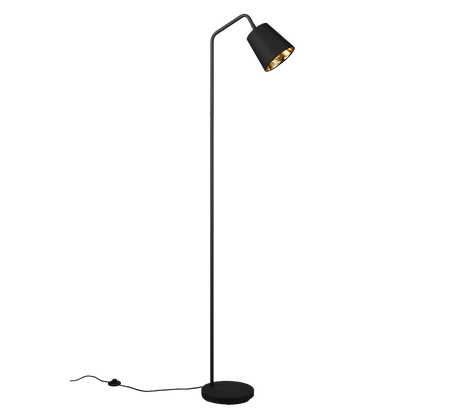 Lámpara de pie Trio Buddy negro mate y y dorado 148cm R41721032 - vista 3