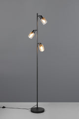 Lámpara de pie Trio Cadiz LED negro mate 2700K 154cm R41783032